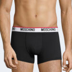 Boxer Moschino Underwear TRUNK BIPACK Nero - Foto 2