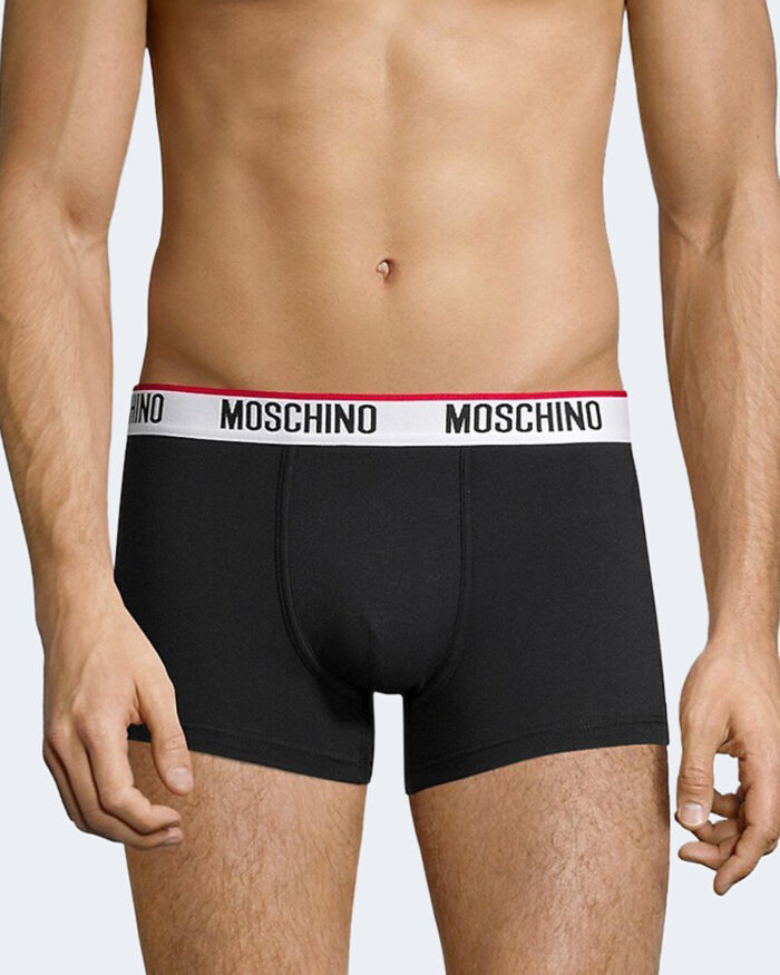 Boxer Moschino Underwear TRUNK BIPACK Nero – 88539