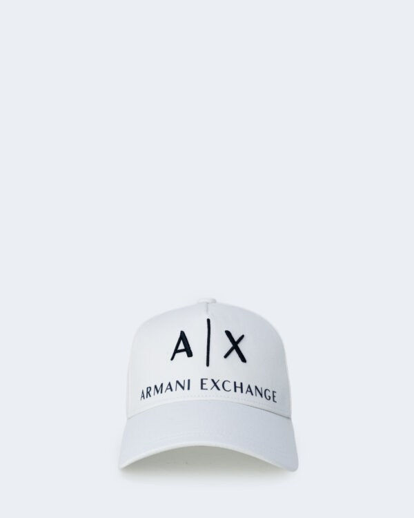 Cappello con visiera Armani Exchange BASEBALL LOGO Panna - Foto 1