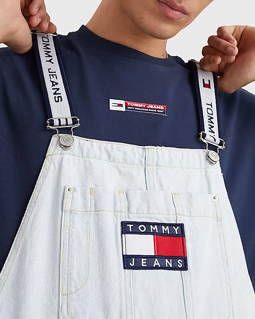 Jeans Tommy Hilfiger TJM DNM DUNGAREE BF8 SALOPETTE Denim chiaro – 81001