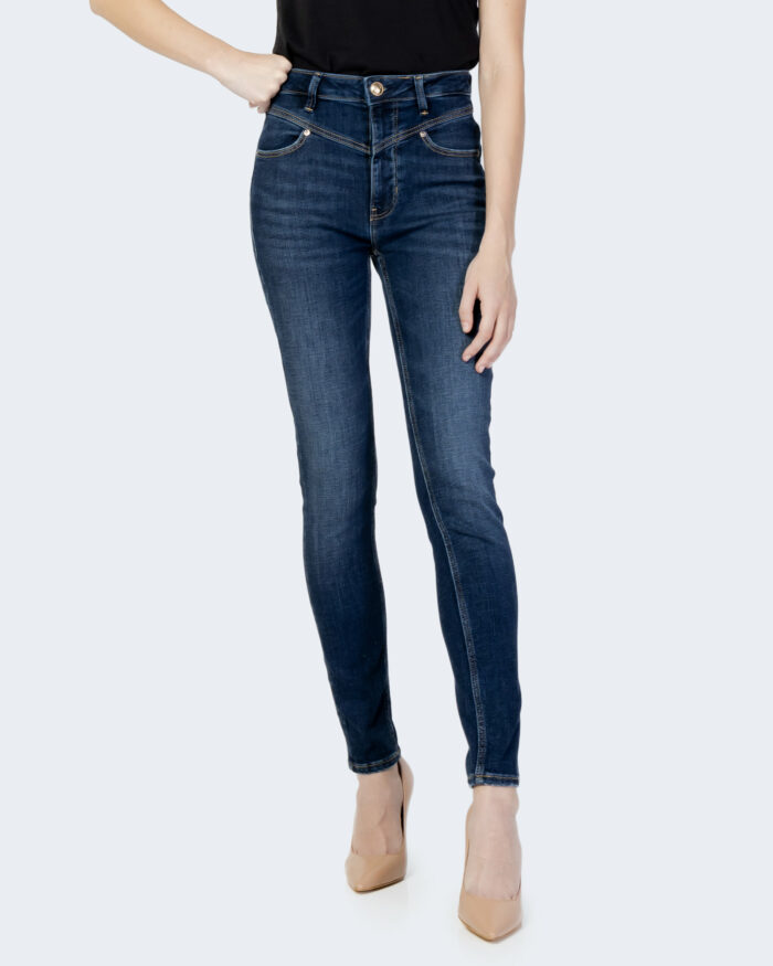 Jeans slim Guess SUPER HIGH YOKE Denim scuro – 90907