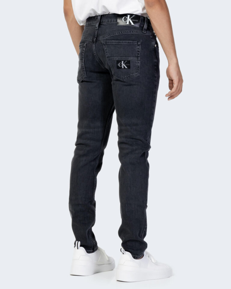 Jeans Tapered Calvin Klein Jeans SLIM TAPER Nero - Foto 4