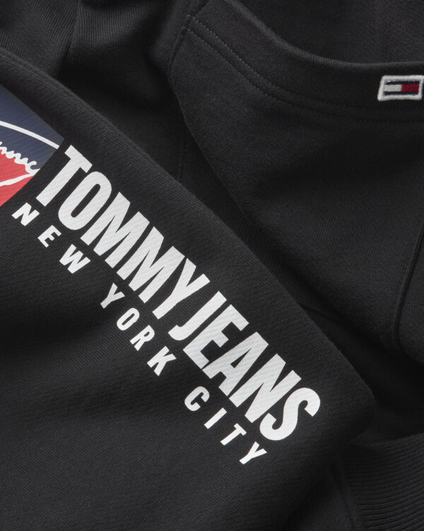Pantaloni sportivi Tommy Hilfiger Jeans TJM ENTRY ATHLETICS Nero - Foto 3