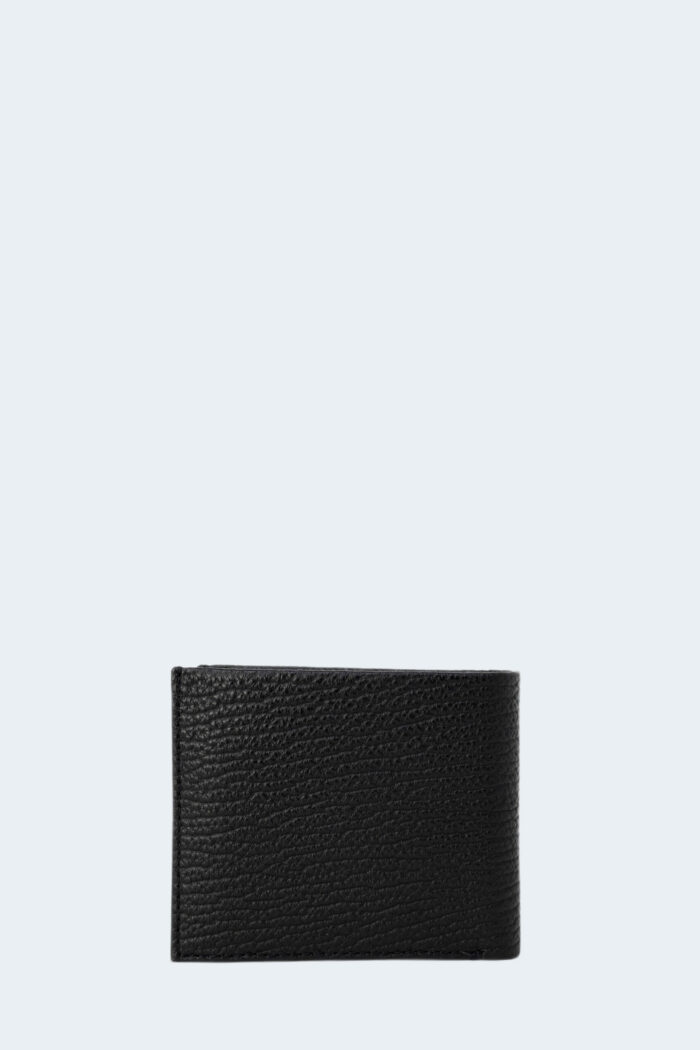 Portafoglio con portamonete Calvin Klein MONO TEXTURED BIFOLD W/COIN K50K509498 Nero – 90605