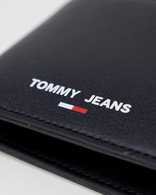 Portafoglio con portamonete Tommy Hilfiger Jeans TJM ESSENTIAL LTHR WALLET & COIN AM0AM08983 Nero - Foto 2