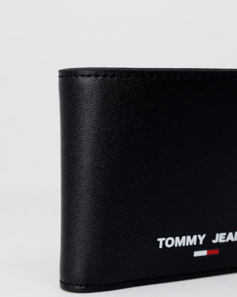 Portafoglio con portamonete Tommy Hilfiger Jeans TJM ESSENTIAL LTHR WALLET & COIN AM0AM08983 Nero - Foto 5