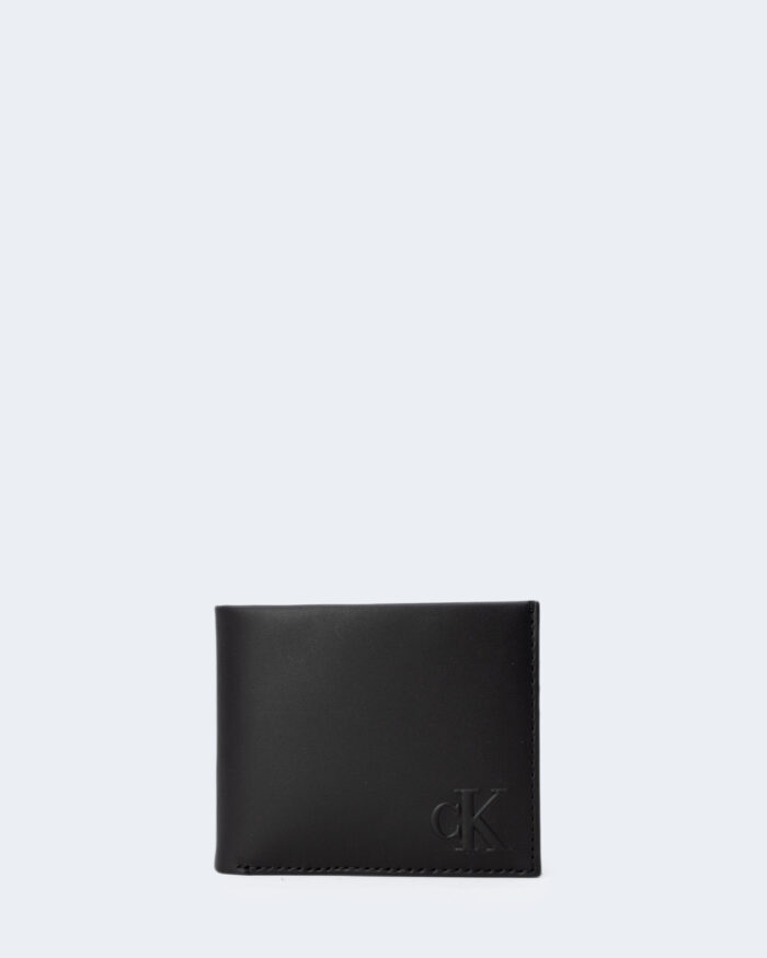 Portafoglio senza portamonete Calvin Klein MONO BOLD BIFOLD W Nero – 92128