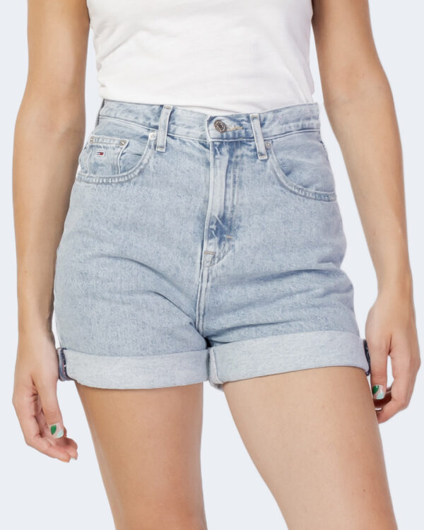 Shorts Tommy Hilfiger Jeans MOM SHORT BF6011 Denim chiaro - Foto 1