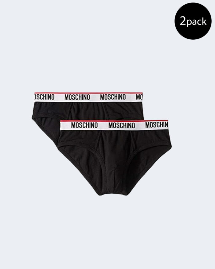 Slip Moschino Underwear BRIEF BIPACK Nero – 88536