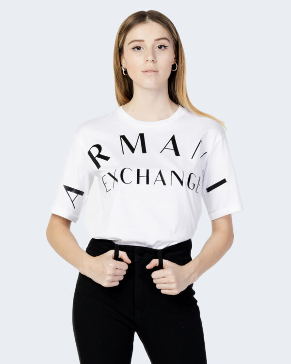 T-shirt Armani Exchange LOGO BIG Bianco - Foto 1