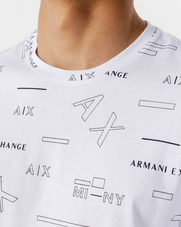 T-shirt Armani Exchange T-SHIRT 6LZTFE ZJ8EZ Bianco – 90470
