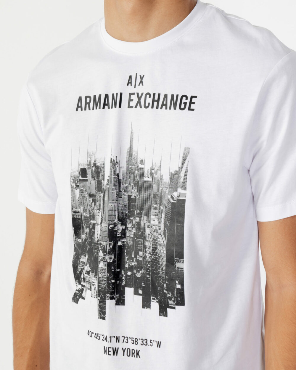 T-shirt Armani Exchange T-SHIRT 6LZTFG ZJBVZ Bianco - Foto 2