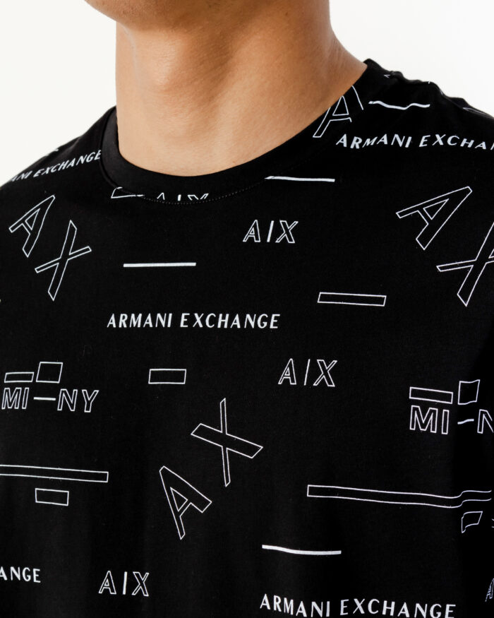T-shirt Armani Exchange T-SHIRT 6LZTFE ZJ8EZ Black-White – 90470