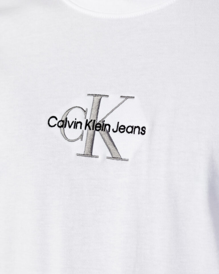 T-shirt Calvin Klein Jeans MONOLOGO TEE Bianco - Foto 2