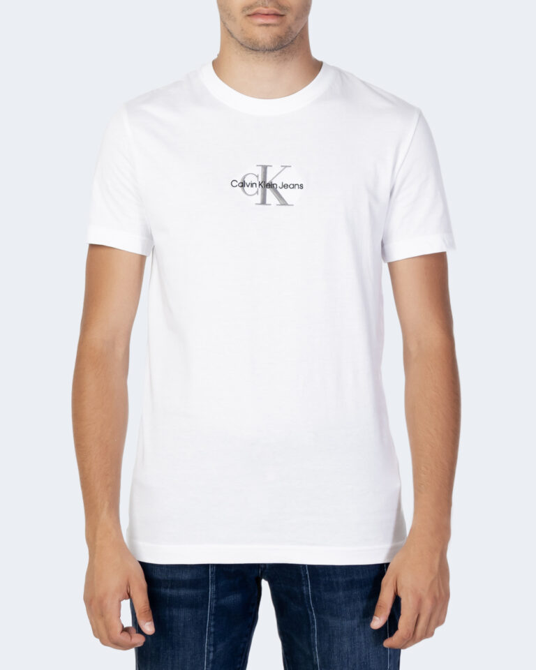 T-shirt Calvin Klein Jeans MONOLOGO TEE Bianco - Foto 5