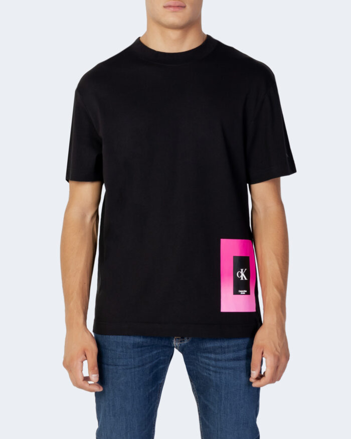 T-shirt Calvin Klein CK ILLUMINATED BOX T J30J322138 Nero – 91501