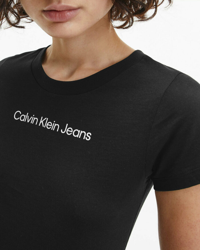 T-shirt Calvin Klein SHRUNKEN INSTITUTION Nero – 80903