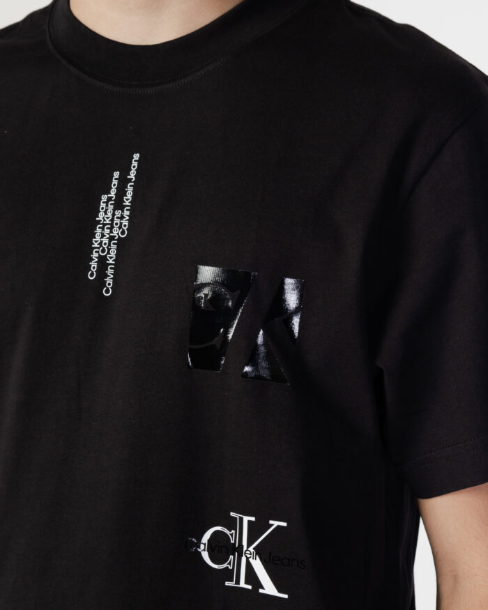 T-shirt Calvin Klein URBAN MULTI GRAPHIC Nero – 91487