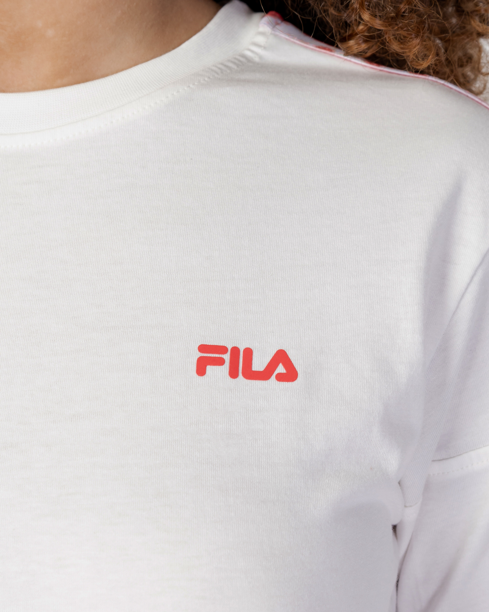 T-shirt Fila BONFOL tee Bianco - Foto 3