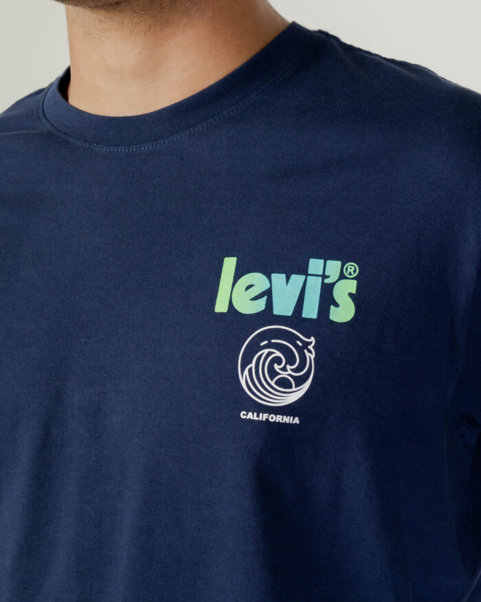 T-shirt Levi’s® SS RELAXED FIT TEE SURF CLUB NAVAL ACADE 16143-0625 Blu – 90399