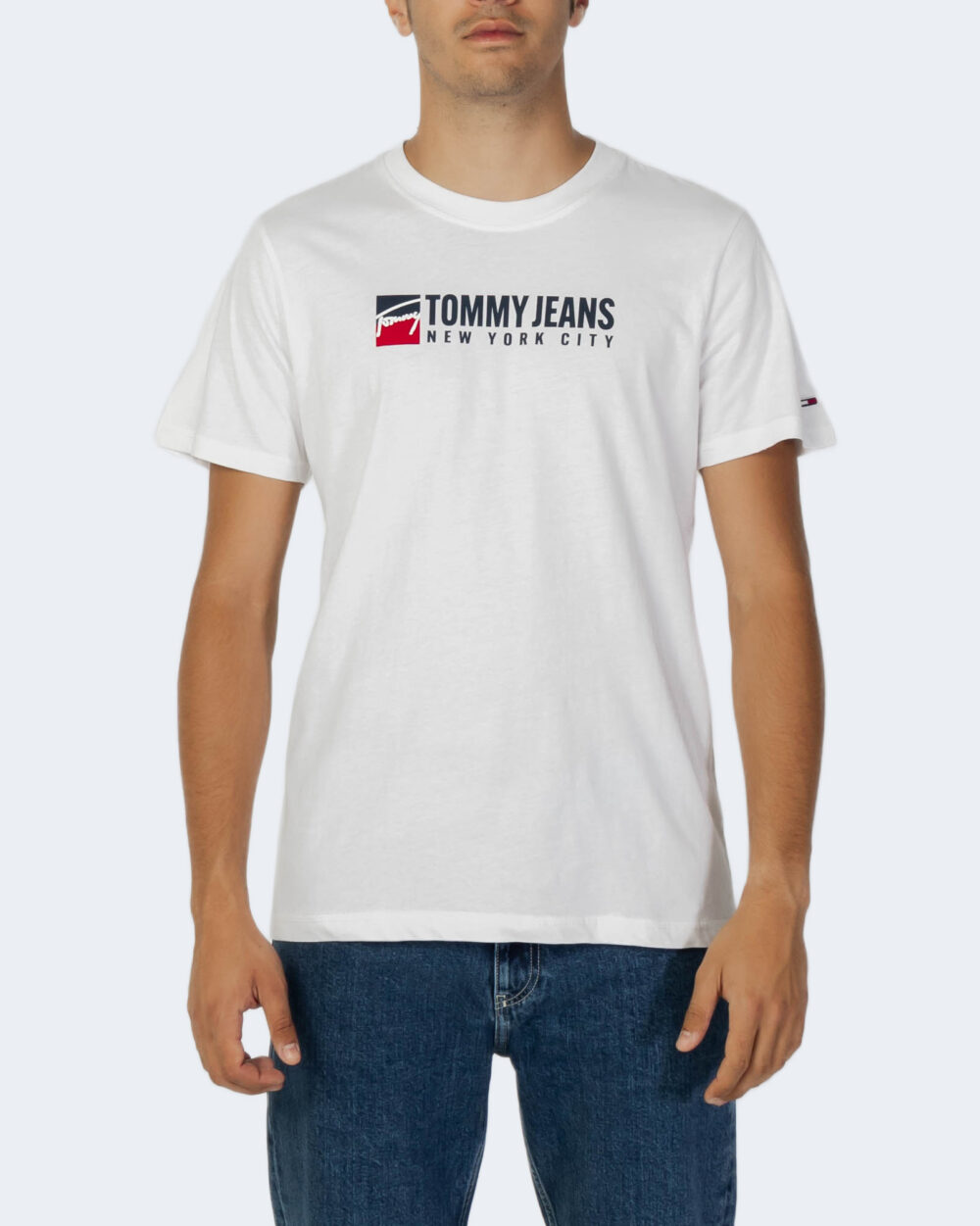 T-shirt Tommy Hilfiger Jeans TJM ENTRY ATHLETICS Bianco - Foto 1
