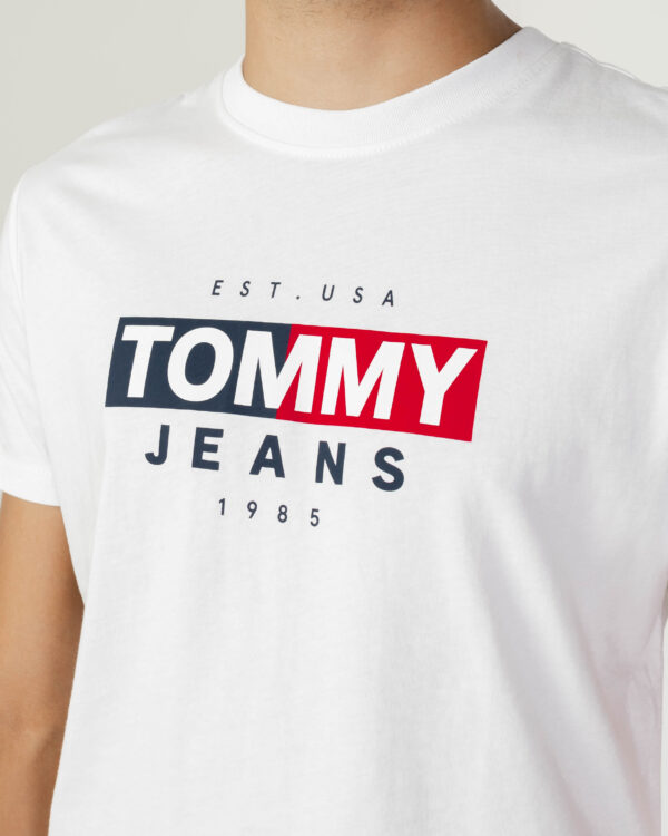 T-shirt Tommy Hilfiger Jeans TJM ENTRY FLAG TEE Bianco - Foto 2