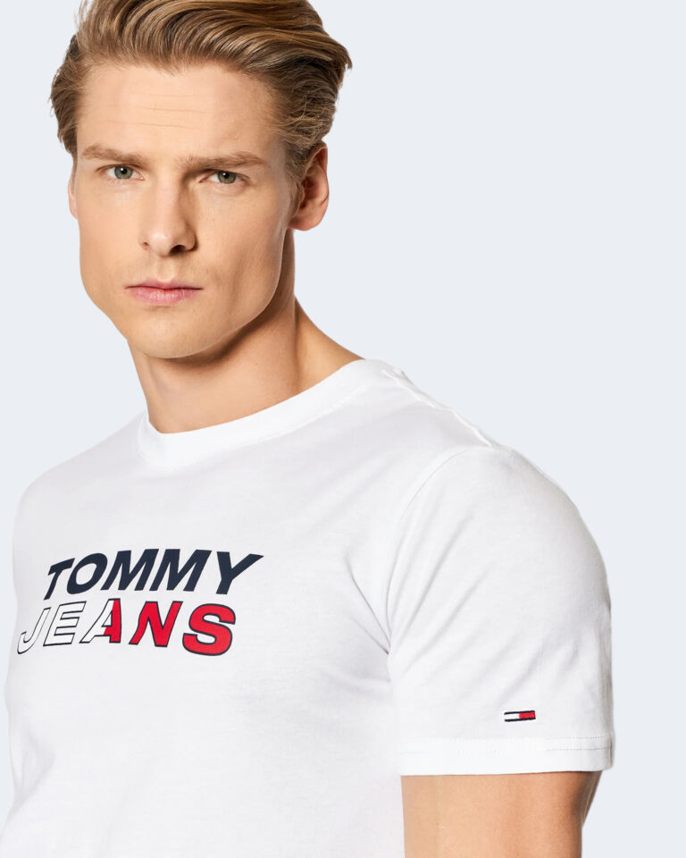 T-shirt Tommy Hilfiger Jeans TJM ESSENTIAL GRAPHI Bianco - Foto 3