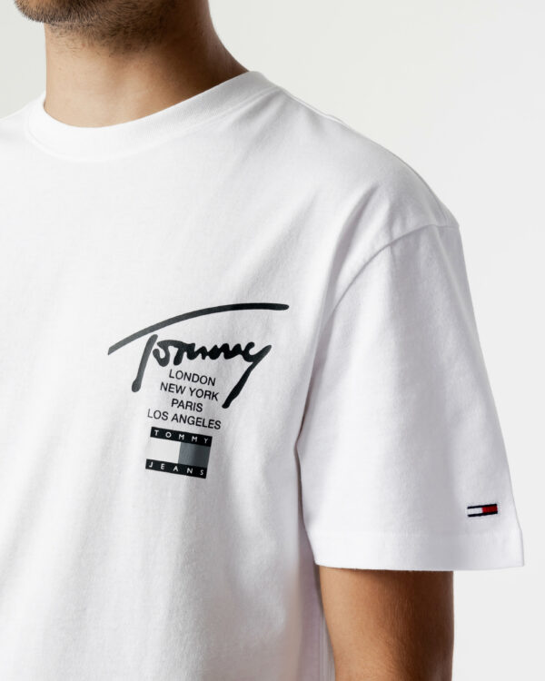 T-shirt Tommy Hilfiger Jeans TJM MODERN ESSENTIAL Bianco - Foto 2