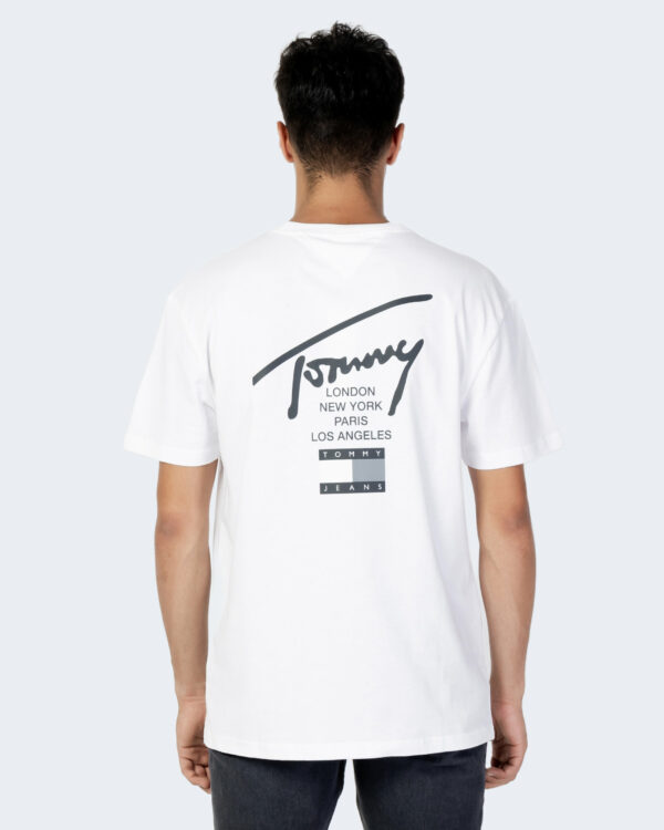 T-shirt Tommy Hilfiger Jeans TJM MODERN ESSENTIAL Bianco - Foto 4
