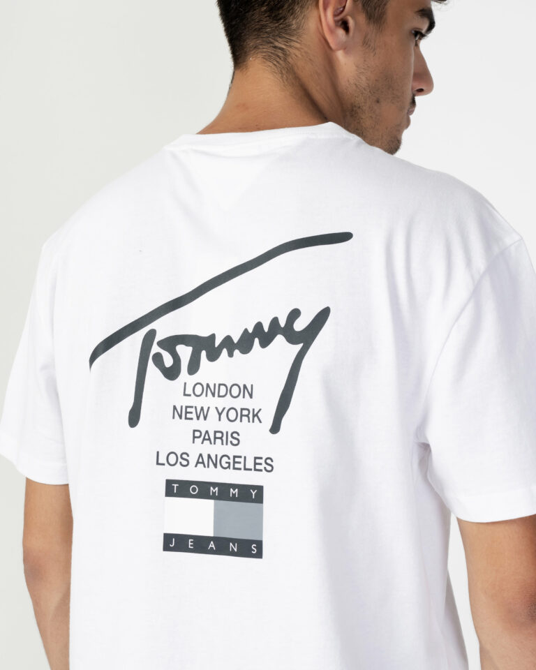 T-shirt Tommy Hilfiger Jeans TJM MODERN ESSENTIAL Bianco - Foto 5