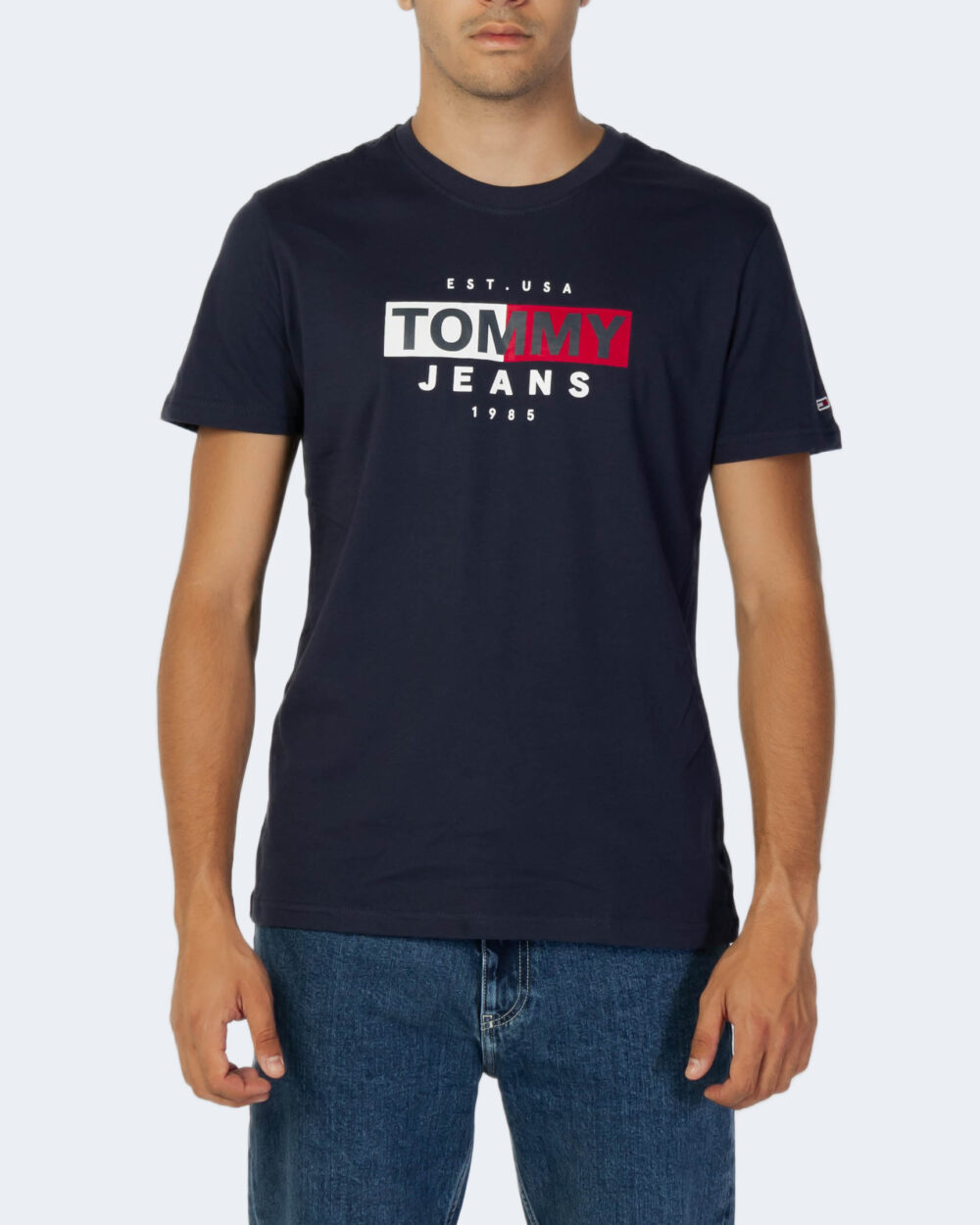 T-shirt Tommy Hilfiger Jeans TJM ENTRY FLAG TEE Blu - Foto 1