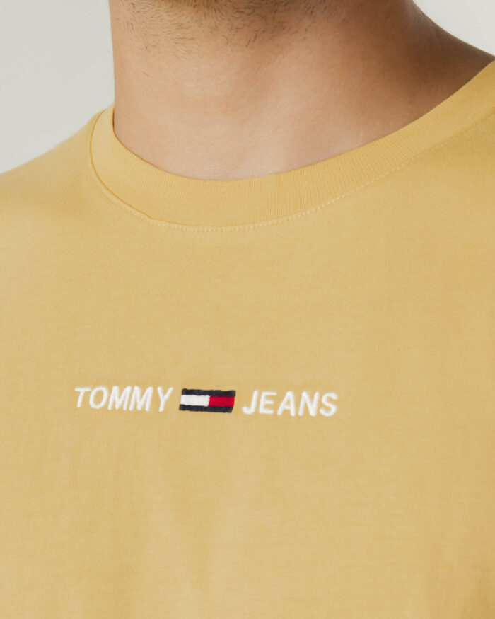 T-shirt Tommy Hilfiger TJM SMALL TEXT TEE DM0DM09701 Senape – 72051