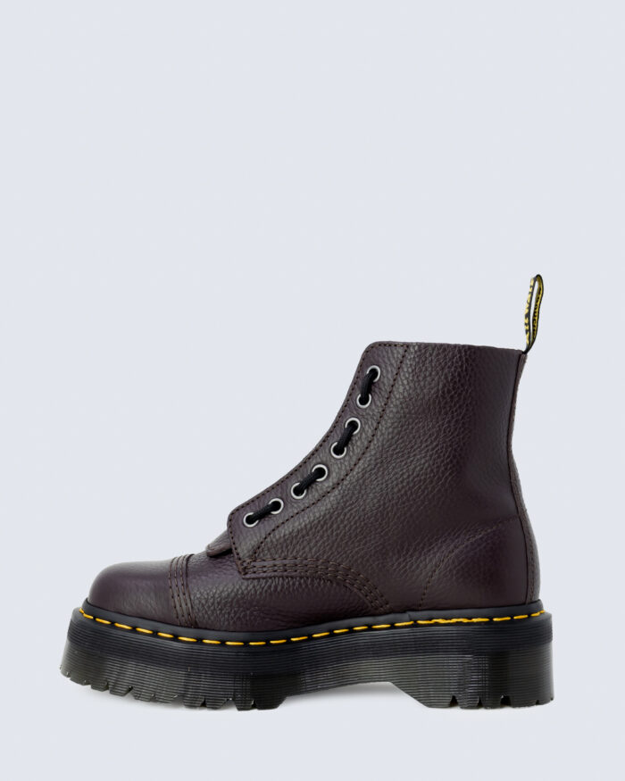 Anfibi Dr. Martens Sinclair Burgundy Milled Nappa Prugna – 82476