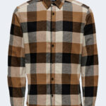 Camicia manica lunga Only & Sons ONSGUDMUND LS 3T CHECK SHIRT NOOS Marrone - Foto 2