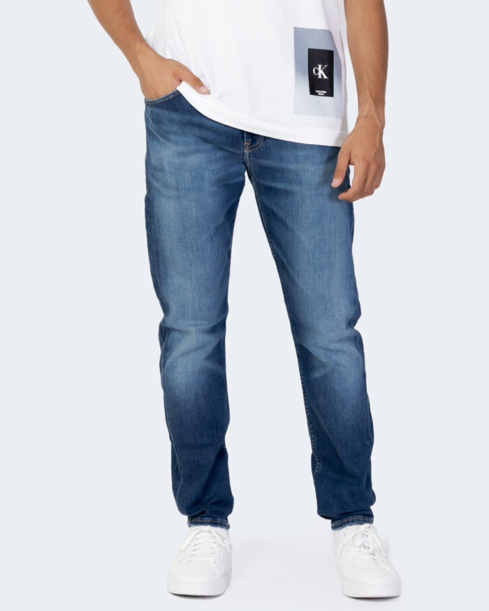 Jeans slim Calvin Klein SLIM TAPER Denim scuro – 91493