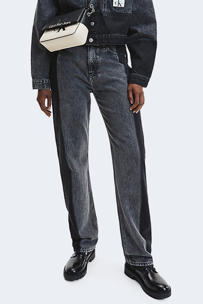 Jeans slim Calvin Klein HIGH RISE STRAIGHT J20J219326 Nero – 91518