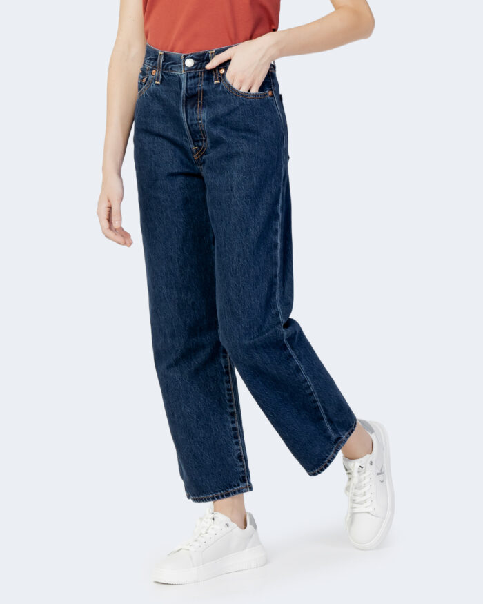 Jeans slim Levi’s® RIBCAGE STRAIGHT ANKLE NOE DARK MINERAL 72693-0072 Denim scuro – 90390