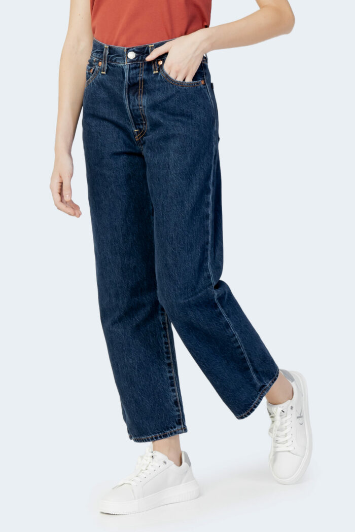 Jeans slim Levi’s® RIBCAGE STRAIGHT ANKLE NOE DARK MINERAL 72693-0072 Denim scuro – 90390