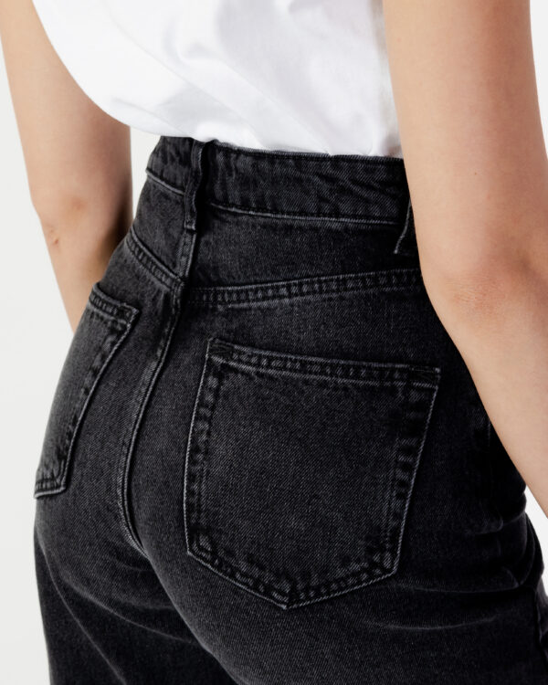 Jeans slim Only ONLCAMILLE  EX HW WIDE DEST BL JNS DOT - 15263461 Nero - Foto 2