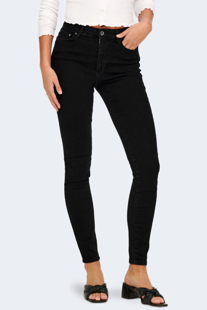 Jeans slim Only ONLICONIC HW SK LONG ANK DNM NOOS Nero – 91224