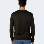 Maglia Only & Sons ONSWYLER LIFE LS CREW KNIT NOOS Verde Scuro - Foto 3