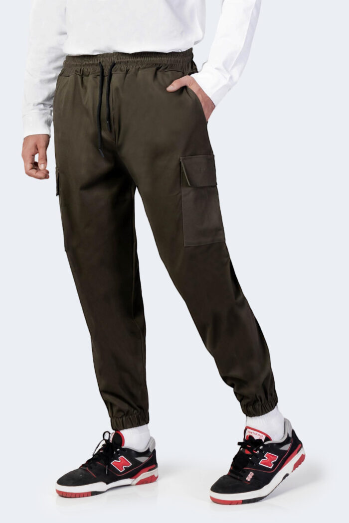 Pantaloni con cavallo basso Hydra Clothing CARGO Verde Oliva – 77503