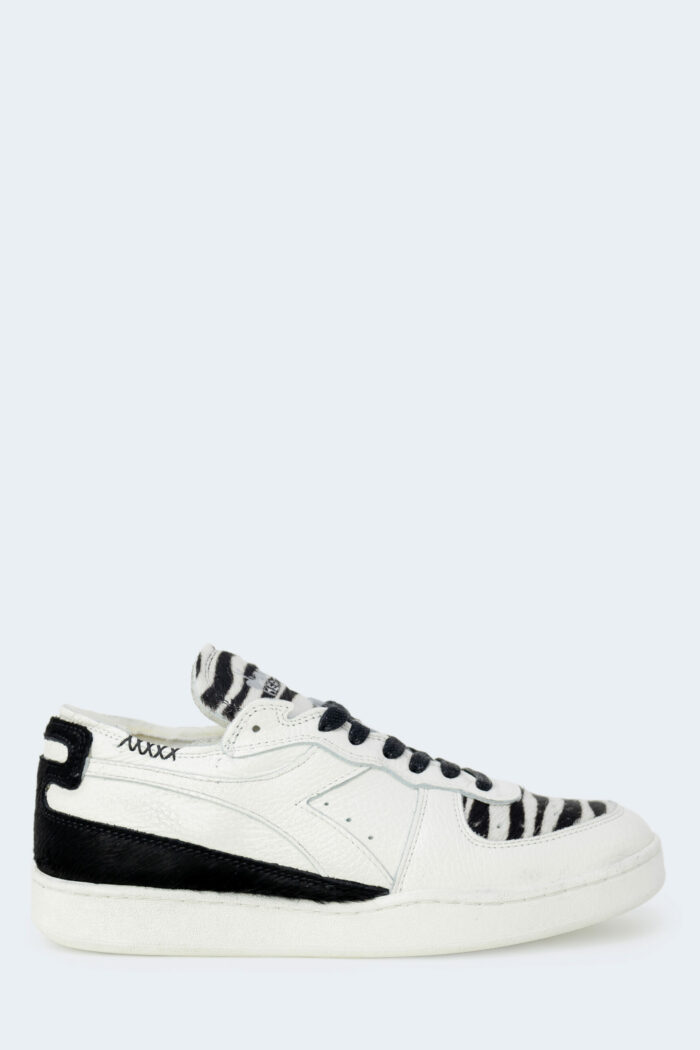 Sneakers Diadora Heritage MI BASKET ROW CUT ZEBRA WN Bianco – 95497