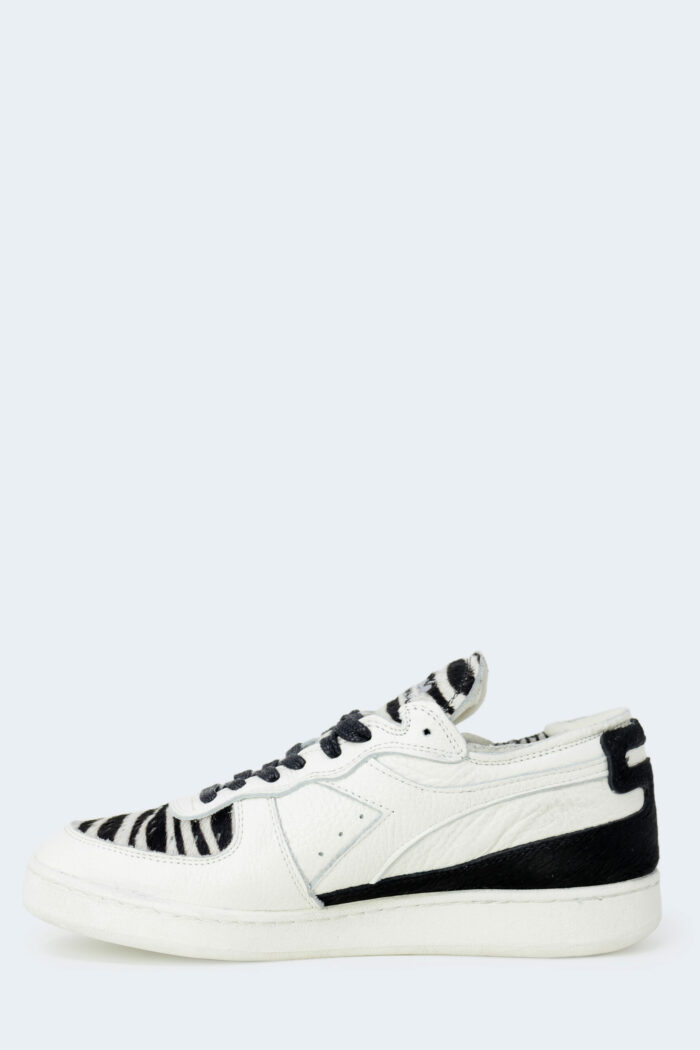 Sneakers Diadora Heritage MI BASKET ROW CUT ZEBRA WN Bianco – 95497