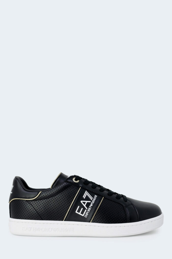 Sneakers Ea7 Logo Laterale Nero – Oro – 92256