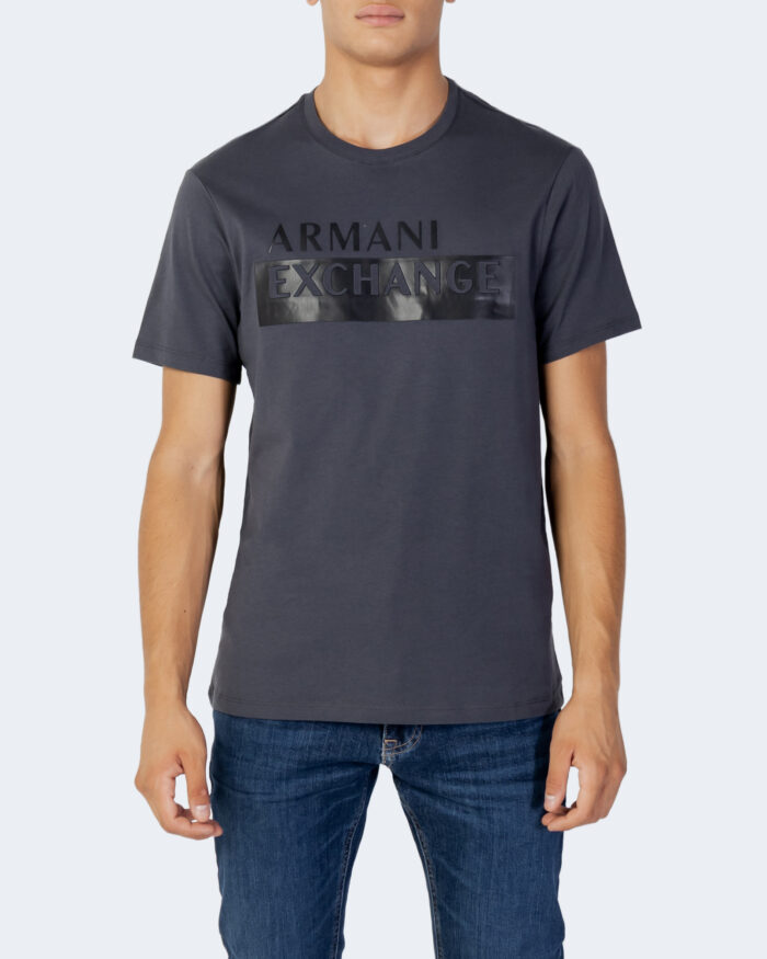 T-shirt Armani Exchange Logo Antracite – 90465