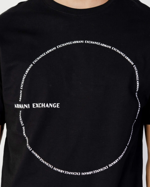 T-shirt Armani Exchange T-SHIRT 6LZTAC ZJGCZ Nero - Foto 4