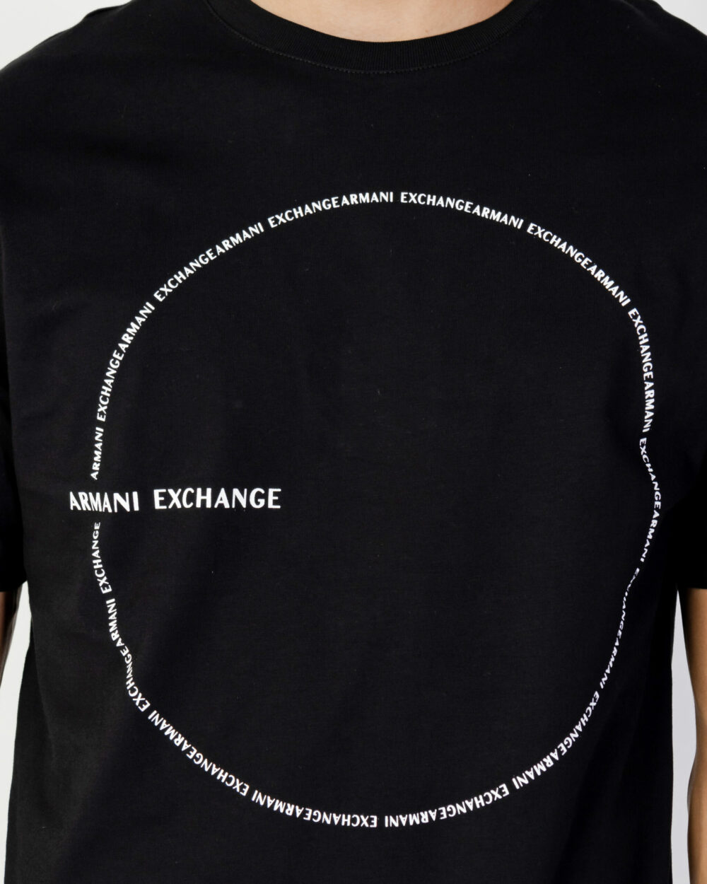 T-shirt Armani Exchange T-SHIRT 6LZTAC ZJGCZ Nero - Foto 4