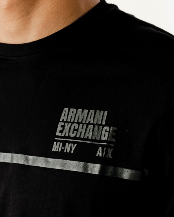 T-shirt manica lunga Armani Exchange T-SHIRT 6LZTFD ZJ8EZ Nero - Foto 2