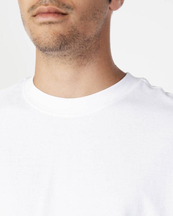 T-shirt Calvin Klein Jeans MONOLOGO BADGE OVERS Bianco - Foto 3